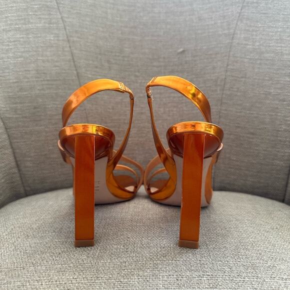 NWOT: Schutz Kelly Leather Slingback Heels - Picture 5 of 7